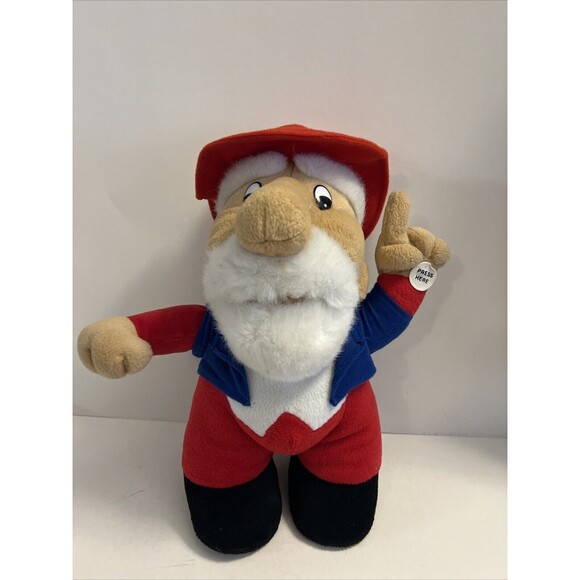 Vintage Ole Miss Rebels Singing Colonel Reb Plush Mississippi RARE Works - Picture 1 of 7